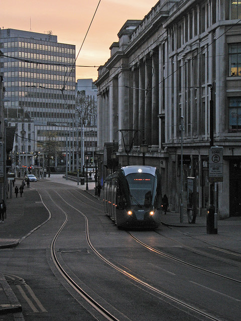 A Toton tram in Cheapside