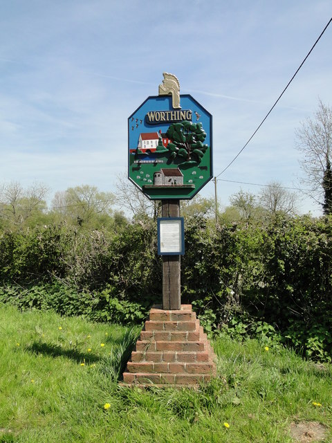 Worthing's new village sign