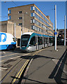 SK5739 : A southbound tram at Middle Hill by John Sutton