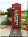 TM1850 : Telephone Box off the B1077 America Hill by Geographer