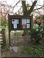 TM1850 : St Mary's Church Notice Board by Geographer