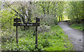 J4477 : Sign, Cairn Wood by Rossographer