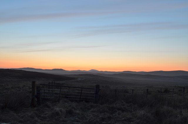 Highland Landscape after Dusk