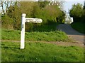 SK8305 : Braunston Road, junction to Leighfield Lodge by Alan Murray-Rust