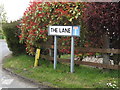 TM0758 : The Lane sign by Geographer