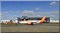 NS4866 : British Airways hangar at Glasgow airport by Thomas Nugent