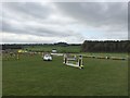 SJ5567 : Kelsall Hill Horse Trials: showjumping arena by Jonathan Hutchins