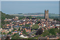 SO5174 : Towards Ludlow Castle and St Laurence's Church by Ian Capper