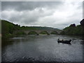 NO0242 : Rural Perthshire : Two Men In A Boat by Richard West