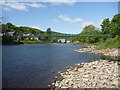 NN9457 : Rural Perthshire : Footbridge Over The Tummel At Pitlochry by Richard West