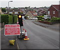 ST3090 : Wait here until green light shows, Laurel Crescent, Malpas, Newport by Jaggery