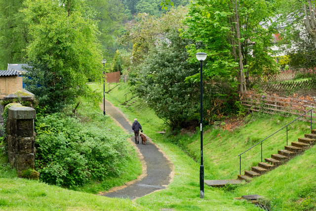 Pathway between Ancaster Road and Glenartney Road