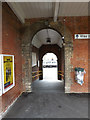 TM0954 : Passageway to Station Yard by Geographer