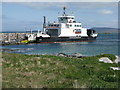 NF9179 : CalMac's 'Loch Portain' at Borve/Borgh by M J Richardson