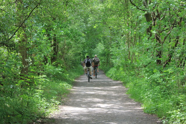 The Mawddach Trail approaching Penmaenpool