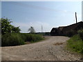 TM0949 : Footpath to Upper Street & entrance to Westleygreen Farm by Geographer