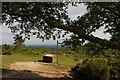 SJ5053 : Sandstone Trail sign on Bickerton Hill by Christopher Hilton