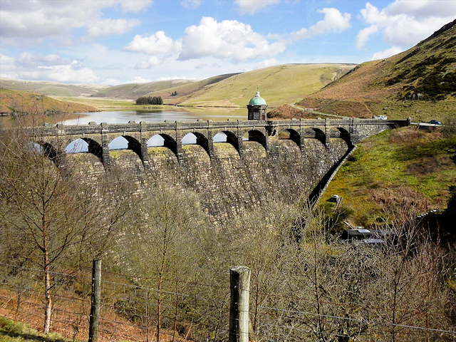 Elan Valley, Craig Goch Dam and Valve Tower