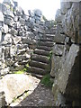 NG3338 : Dùn Beag broch stairway by M J Richardson