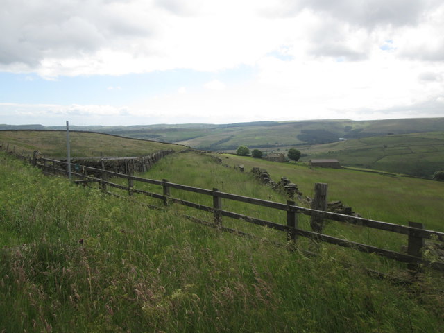 Footpath towards Upper Knowl