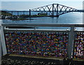 NT1280 : Love padlocks on the Forth Road Bridge by Mat Fascione