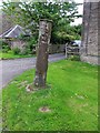 NO2521 : Stone pillar at Port Allen by Stanley Howe