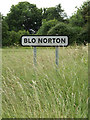 TM0280 : Blo Norton Village Name sign on Blo' Norton Road by Geographer