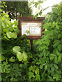 TM0179 : St.Andrew's Church Notice Board by Geographer