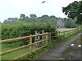 SJ8342 : Butterton: stile to field near church by Jonathan Hutchins