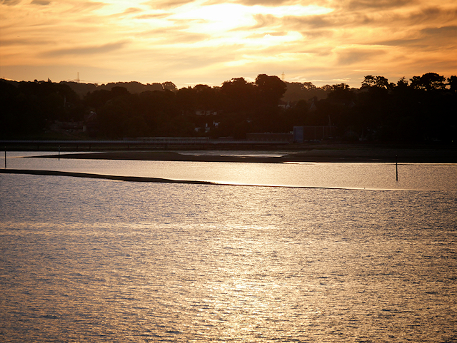 Southampton Water, Mudbanks near Hamble Spit