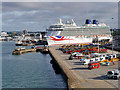 SU4209 : Southampton Docks, Quayside at Berth 40 by David Dixon