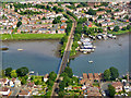 SU4313 : Rail Bridge over River Itchen near Portswood by David Dixon