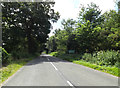 TM0378 : Entering Suffolk on the B1113 Redgrave Road by Geographer