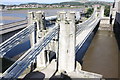 SH7877 : Conwy Suspension Bridge by Jeff Buck