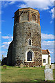 TF6602 : St Andrew's Church, round tower by Tiger