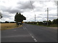 TL9874 : A143 Bury Road, Hepworth by Geographer