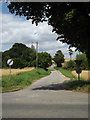 TM0175 : Town House Lane, Wattisfield by Geographer