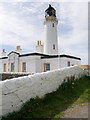 NX1530 : Mull of Galloway Lighthouse, Keepers' Cottages and Boundary Wall by David Dixon