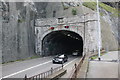 SH7478 : The Penmaenbach Tunnel at Penmaen-bach Point by Jeff Buck