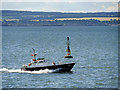 NO5829 : Dundee Pilot Boat at the Abertay Cardinal Mark in the Tay Estuary by David Dixon