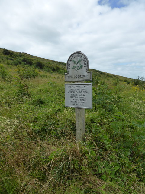 National Trust sign - The Lookout