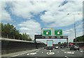 TQ5573 : A282 Trunk Road approaching Dartford Tunnel by Geographer