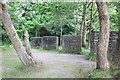 SH6415 : Tank Traps beside the Mawddach Trail by Jeff Buck