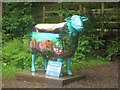 NY2328 : Go Herdwick sheep, Old Sawmill Tearoom, Mirehouse by Graham Robson