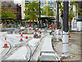 SJ8397 : Construction of new Tram Station at St Peter's Square (Late August 2016) by David Dixon