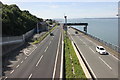 SH6975 : The North Wales Expressway (Gwibffordd Gogledd Cymru) approaching Llanfairfechan by Jeff Buck