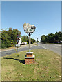 TM1292 : Bunwell Village sign by Geographer