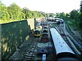 SK2854 : The north end of the yard, Wirksworth Station by Christine Johnstone