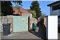 SX9777 : Footpath between Exeter Road, the South West Coast Path and the sea wall, Dawlish by Robin Stott