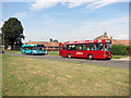 SP8112 : Red Bus, Blue Bus by Des Blenkinsopp